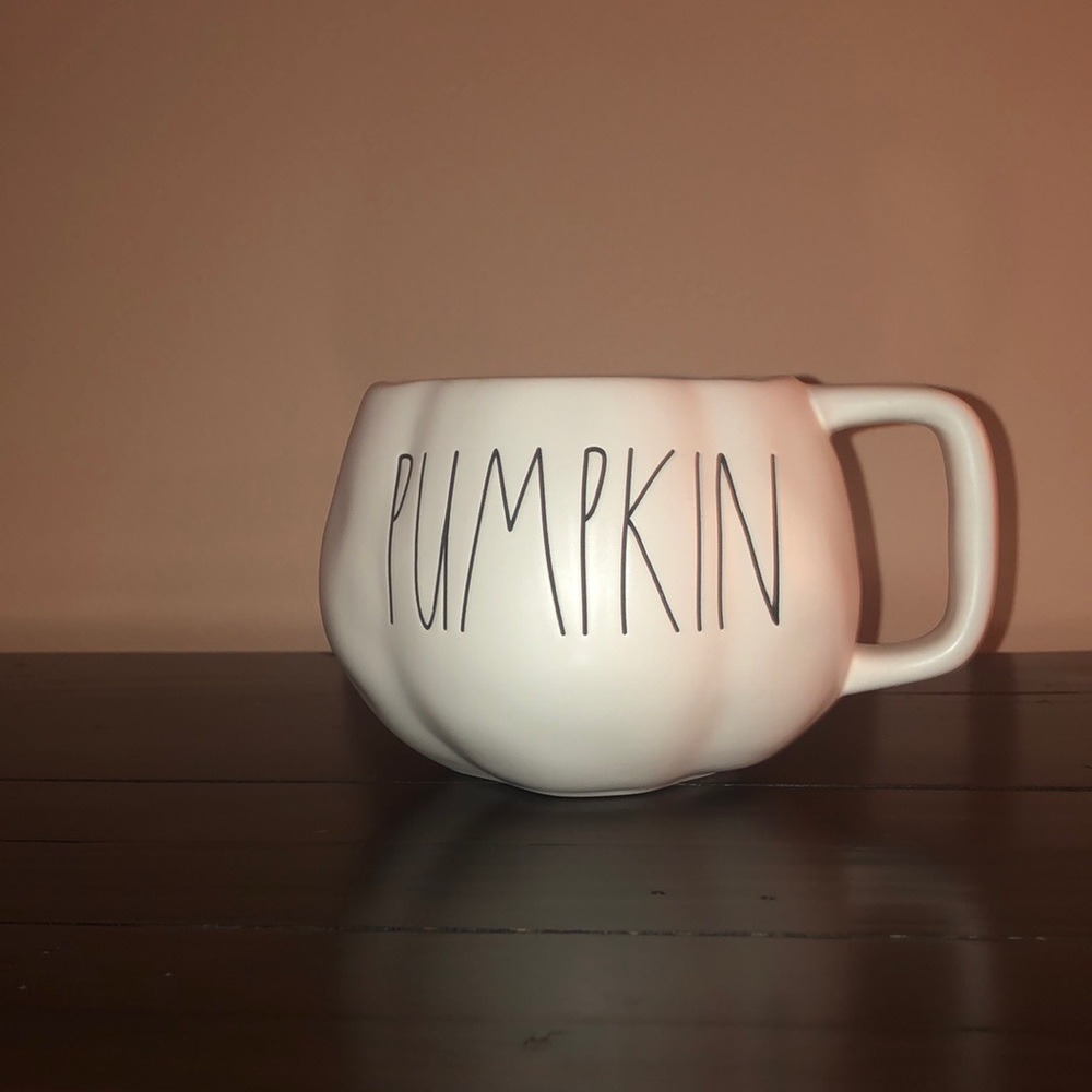 Rae Dunn White/Black Pumpkin coffee Mug